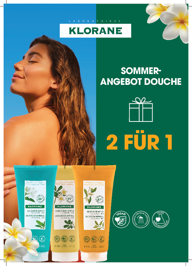 Klorane Duschgel 2+1